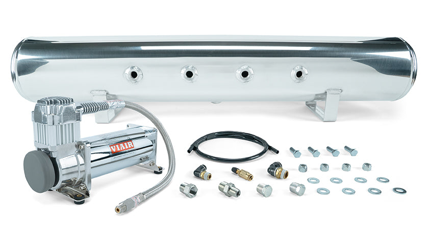 Air Lift Performance 5 Gal Polished Tank & VIAIR 444C Comp - (No Mgmt System Included) (27804)