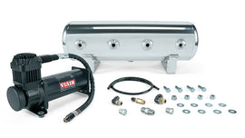 Air Lift Performance 2.5 Gal. Polished Tank w/ Viair 444b Blk Compressor (Incl. Fittings & Mounting Hardware) (27805)