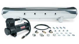 Air Lift Performance 5 Gal. Polished Tank w/ Viair 444b Blk Compressor (Incl. Fittings & Mounting Hardware) (27808)