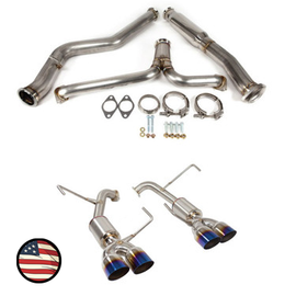 Nameless Performance Catback Exhaust - 2015-2021 WRX / 2015-2018 STi - 4
