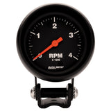 AutoMeter Z-Series 2-5/8in 4K RPM Pedestal Tachometer Gauge (2890)