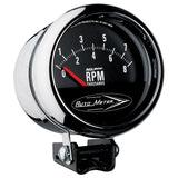 AutoMeter Traditional Chrome 3-3/4in 8k w/ Retro Short Sweep Tachometer (2897)