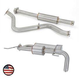 Nameless Performance Catback Exhaust - 2012-2016 Impreza Wagon/2013-2017 Crosstrek - Turndown - Dual Chamber with 5