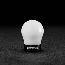 Load image into Gallery viewer, COBB Ford Shift Knob Focus ST 2013-2018, Focus RS 2016-2018, Fiesta ST 2014-2019 - White Knob w/ Stealth Black (291350-W-BK)