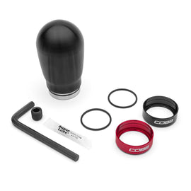 COBB Tall Weighted Knob for Subaru BRZ, Scion FR-S, Toyota GT-86/GR86, Ford Focus ST/RS, Fiesta ST - Black (291370-BK)