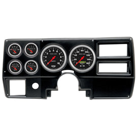Autometer 84-87 Chevy/GMC Truck (5in x 2 - 2-1/16in x 4) 6-Gauge Direct Fit Dash Kit (2923-11)