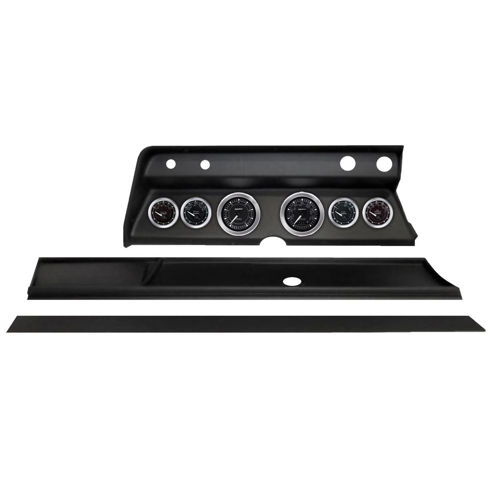 AutoMeter Chrono Direct Fit Dash Kit 1967 Chevy Chevelle (2 x 3-3/8in. / 4 x 2-1/16in.) (2932-04)