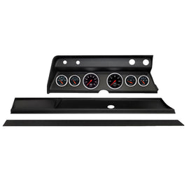 AutoMeter Designer Black Direct Fit Dash Kit 1967 Chevy Chevelle (2 x 3-3/8in. / 4 x 2-1/16in.) (2932-06)