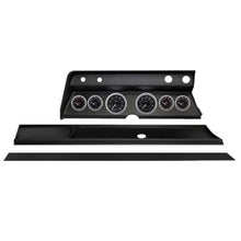 Load image into Gallery viewer, AutoMeter Chrono Chrome Direct Fit Dash Kit 1967 Chevy Chevelle (2 x 3-3/8in. / 4 x 2-1/16in.) (2932-15)