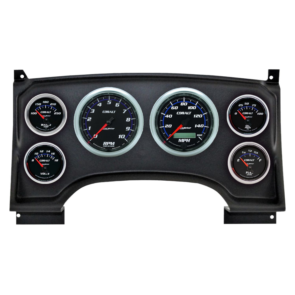 AutoMeter Cobalt Direct Fit Dash Kit 94-97 Chevy S10 Truck (2 x 3-3/8in. / 4 x 2-1/16in.) (2933-05)