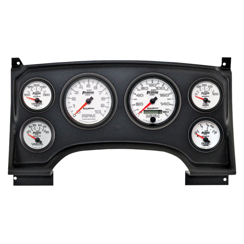 AutoMeter Phantom II Direct Fit Dash Kit 94-97 Chevy S10 Truck (2 x 3-3/8in. / 4 x 2-1/16in.) (2933-10)