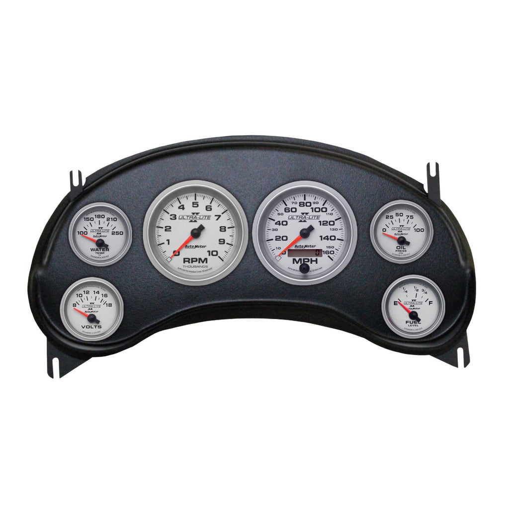 AutoMeter Ultra-Lite II Direct Fit Dash Kit 98-04 Chevy S10 Truck (2 x 3-3/8in. / 4 x 2-1/16in.) (2934-14)