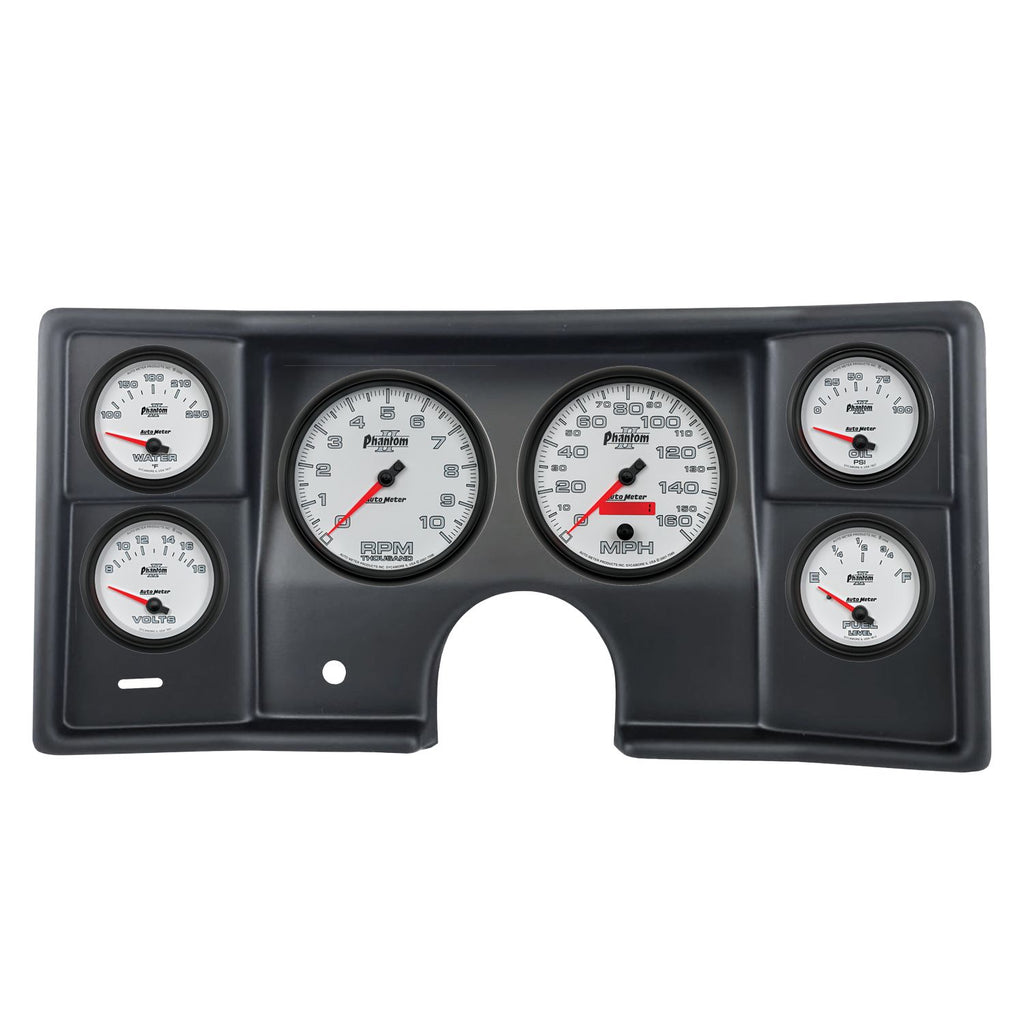 AutoMeter Phantom II Direct Fit Dash Kit 78-81 Malibu / El Camino / Montecarlo (2 x 5in/4 x 2-5/8in) (2935-10)