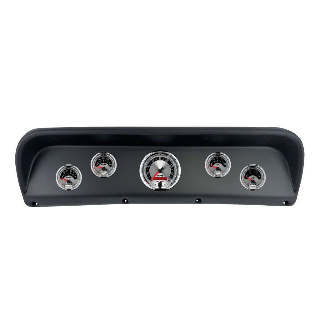 AutoMeter American Muscle Direct Fit Dash Kit 67-72 Ford F100 (1 x 3-3/8in. / 4 x 2-1/16in.) (2937-01)