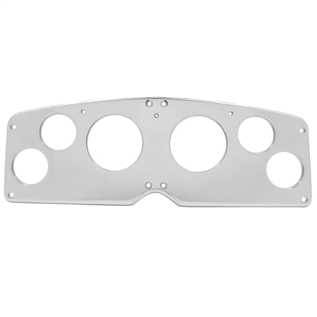 AutoMeter Mounting Solutions 54-55 GMC Truck Billet Panel/Gauge Kit - 3-1/8in. (x2) & 2-1/16in. (x4) (2939)