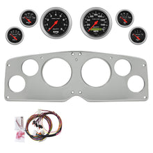 Load image into Gallery viewer, AutoMeter Sport-Comp 54-55 GMC Truck Billet Panel/Gauge Kit - 3-3/8in. (x2) &amp; 2-1/16in. (x4) (2940-11)