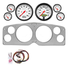 Load image into Gallery viewer, AutoMeter Phantom 54-55 GMC Truck Direct-Fit Billet Panel/Gauge Kit - 5in. (x2) &amp; 2-1/16in. (x4) (2941-09)
