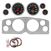 Load image into Gallery viewer, AutoMeter Sport-Comp 54-55 GMC Truck Direct-Fit Billet Panel/Gauge Kit - 5in. (x2) &amp; 2-1/16in. (x4) (2941-11)