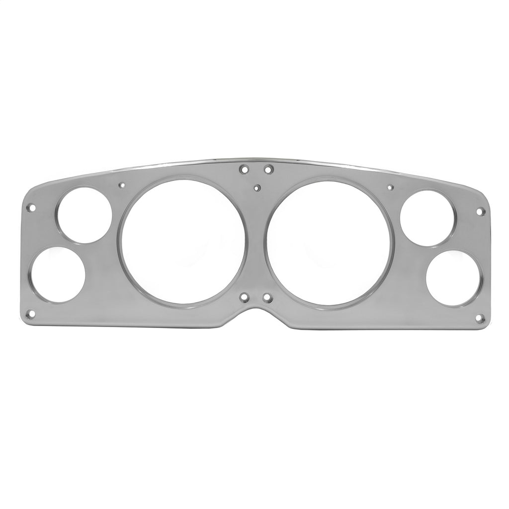 AutoMeter Mounting Solutions 54-55 GMC Truck Billet Panel/Gauge Kit - 5in. (x2) & 2-1/16in. (x4) (2941)
