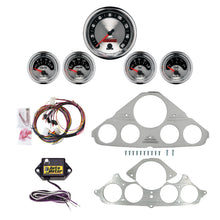 Load image into Gallery viewer, AutoMeter American Muscle 55-59 Chevy Truck Billet Panel/Gauge Kit - 3-3/8in. (x1) &amp; 2-1/16in. (x4) (2943-01)