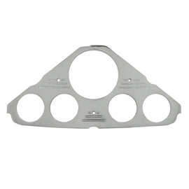 AutoMeter Mounting Sol. 55-59 Chevy Truck Billet Panel/Gauge Kit - 3-3/8in. (x1) & 2-1/16in. (x4) (2943)