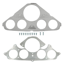 Load image into Gallery viewer, AutoMeter Mounting Sol. 55-59 Chevy Truck Billet Panel/Gauge Kit - 3-3/8in. (x1) &amp; 2-1/16in. (x4) (2943)