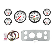 Load image into Gallery viewer, AutoMeter Phantom 55-59 GMC Truck Direct-Fit Billet Panel/Gauge Kit - 3-3/8in. (x2) &amp; 2-1/16in. (x4) (2945-09)