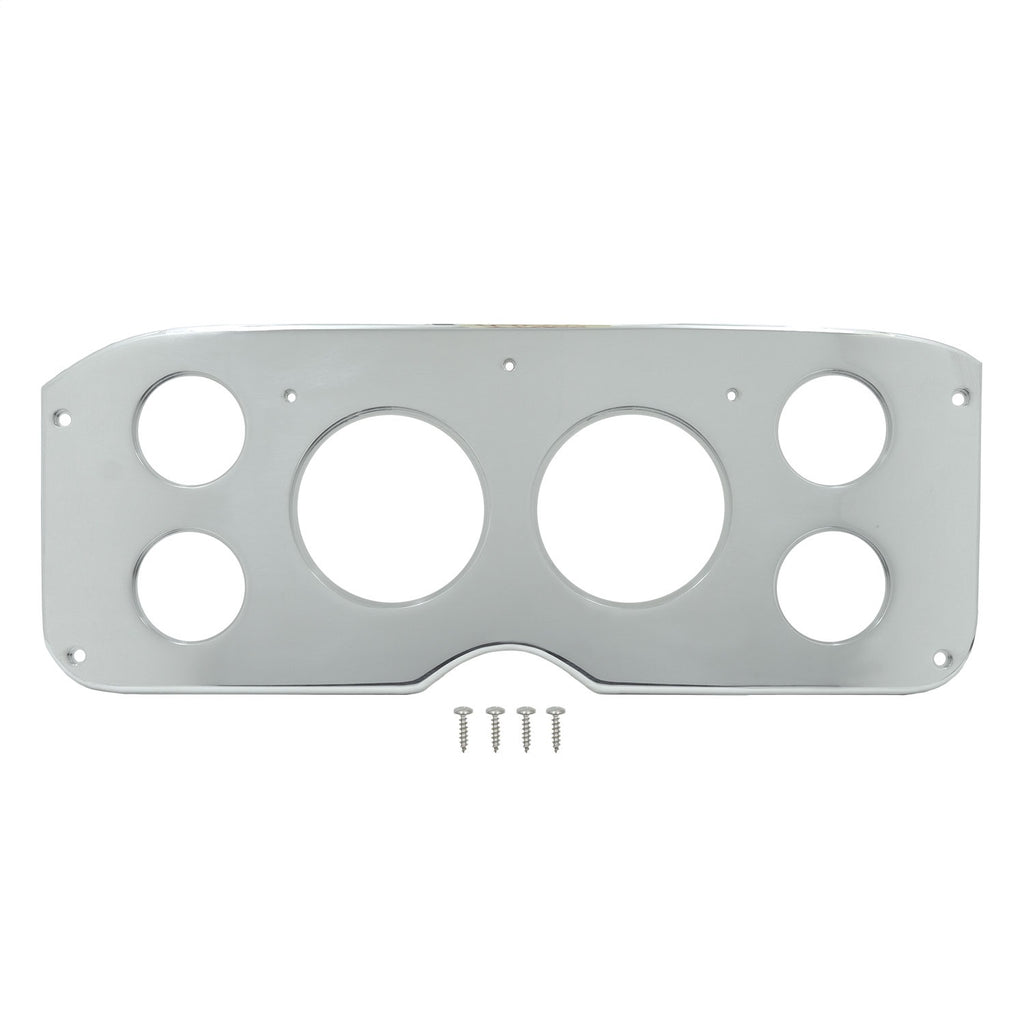AutoMeter Mounting Solutions 55-59 GMC Truck Billet Panel/Gauge Kit - 3-3/8in. (x2) & 2-1/16in. (x4) (2945)