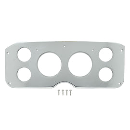 AutoMeter Mounting Solutions 55-59 GMC Truck Billet Panel/Gauge Kit - 3-3/8in. (x2) & 2-1/16in. (x4) (2945)