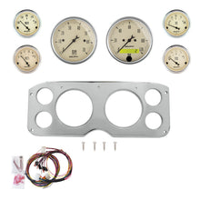 Load image into Gallery viewer, AutoMeter American Muscle 60-63 Chevy Truck Billet Panel/Gauge Kit - 3-3/8in. (x2) &amp; 2-1/16in. (x4) (2947-01)