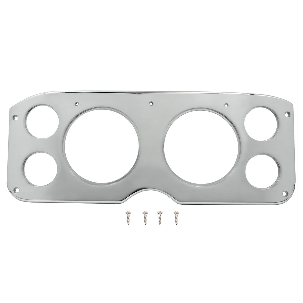AutoMeter Mounting Solutions 55-59 GMC Truck Billet Panel/Gauge Kit - 5in. (x2) & 2-1/16in. (x4) (2946)