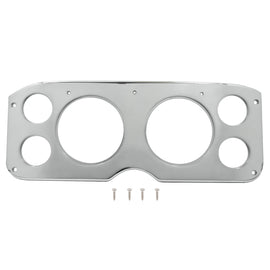 AutoMeter Mounting Solutions 55-59 GMC Truck Billet Panel/Gauge Kit - 5in. (x2) & 2-1/16in. (x4) (2946)