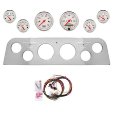 Load image into Gallery viewer, AutoMeter Arctic White 60-61 GMC Truck Billet Panel/Gauge Kit - 3-1/8in. (x2) &amp; 2-1/16in. (x4) (2948-03)