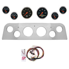 Load image into Gallery viewer, AutoMeter Designer Black 60-61 GMC Truck Billet Panel/Gauge Kit - 3-1/8in. (x2) &amp; 2-1/16in. (x4) (2948-06)