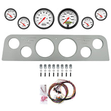 Load image into Gallery viewer, AutoMeter Phantom 62-66 GMC Truck Direct-Fit Billet Panel/Gauge Kit - 3-3/8in. (x2) &amp; 2-1/16in. (x4) (2951-09)