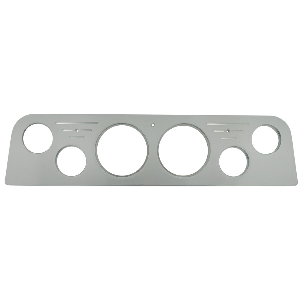 AutoMeter Mounting Solutions 62-66 GMC Truck Billet Panel/Gauge Kit - 3-3/8in. (x2) & 2-1/16in. (x4) (2951)
