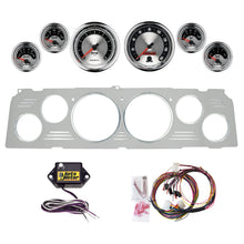 Load image into Gallery viewer, AutoMeter American Muscle 64-66 Chevy Truck Billet Panel/Gauge Kit - 3-3/8in. (x2) &amp; 2-1/16in. (x4) (2952-01)