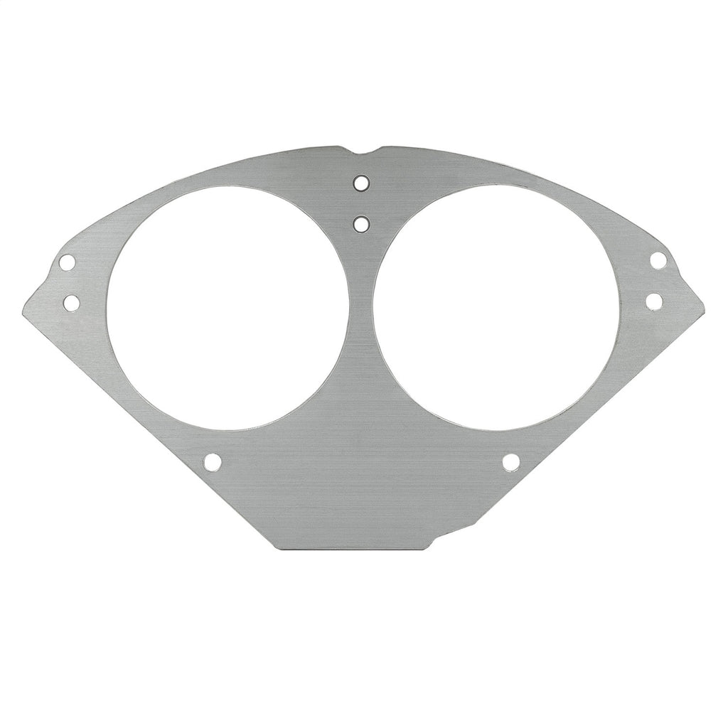 AutoMeter Mounting Solutions 55-56 Chevy Car Direct-Fit Billet Panel/Gauge Kit - 3-3/8in. (x2) (2953)