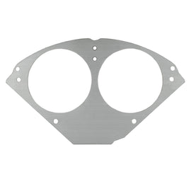 AutoMeter Mounting Solutions 55-56 Chevy Car Direct-Fit Billet Panel/Gauge Kit - 3-3/8in. (x2) (2953)