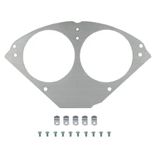 Load image into Gallery viewer, AutoMeter Mounting Solutions 55-56 Chevy Car Direct-Fit Billet Panel/Gauge Kit - 3-3/8in. (x2) (2953)