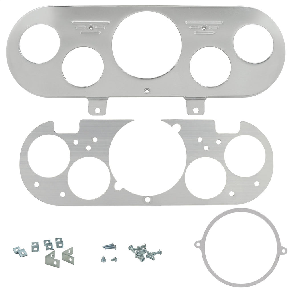 AutoMeter Mounting Sol. 62-65 Chevy NOVA Billet Panel/Gauge Kit - 3-3/8in. (x1) & 2-1/16in. (x4) (2954)