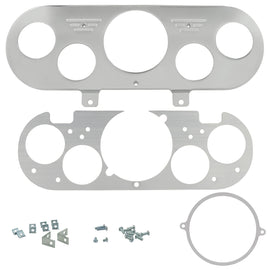 AutoMeter Mounting Sol. 62-65 Chevy NOVA Billet Panel/Gauge Kit - 3-3/8in. (x1) & 2-1/16in. (x4) (2954)