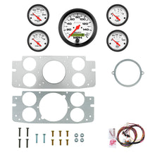 Load image into Gallery viewer, AutoMeter Phantom 57-60 Ford Truck Billet Panel/Gauge Kit - 3-3/8in. (x1) &amp; 2-1/16in. (x4) (2956-09)