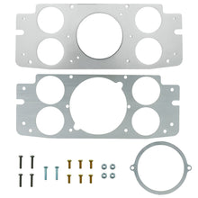 Load image into Gallery viewer, AutoMeter Mounting Sol. 57-60 Ford Truck Billet Panel/Gauge Kit - 3-3/8in. (x1) &amp; 2-1/16in. (x4) (2956)