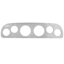 AutoMeter Mounting Sol. 57-60 Ford Truck Billet Panel/Gauge Kit - 3-1/8in. (x2) & 2-1/16in. (x4) (2957)