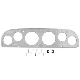 AutoMeter Mounting Sol. 57-60 Ford Truck Billet Panel/Gauge Kit - 3-1/8in. (x2) & 2-1/16in. (x4) (2957)