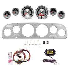 Load image into Gallery viewer, AutoMeter American Muscle 57-60 Ford Truck Billet Panel/Gauge Kit - 3-3/8in. (x2) &amp; 2-1/16in. (x4) (2958-01)