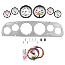 Load image into Gallery viewer, AutoMeter Phantom 57-60 Ford Truck Billet Panel/Gauge Kit - 3-3/8in. (x2) &amp; 2-1/16in. (x4) (2958-09)