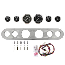 Load image into Gallery viewer, AutoMeter Old Tyme Black 67-72 Ford Truck Billet Panel/Gauge Kit - 3-1/8in. (x2) &amp; 2-1/16in. (x4) (2961-07)