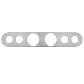 AutoMeter Mounting Sol. 67-72 Ford Truck Billet Panel/Gauge Kit - 3-3/8in. (x2) & 2-1/16in. (x4) (2962)